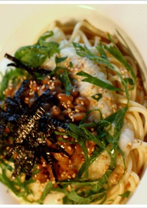 ネバネバさっぱり冷やしパスタ-レシピのメイン写真