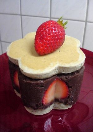 いちごの雑穀どら・ケーキ♪-レシピのメイン写真