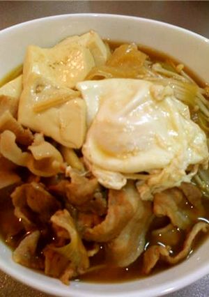 簡単☆すきやき風うどん-レシピのメイン写真