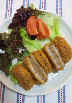 簡単★れんこんの肉はさみフライ-レシピのメイン写真
