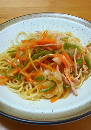 お昼の定番!うちのスパゲッティ-レシピのメイン写真