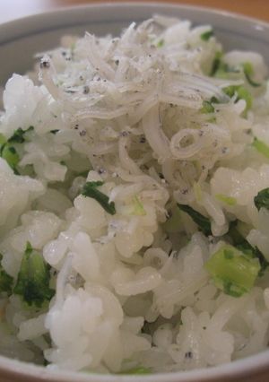 大根菜としらすのご飯-レシピのメイン写真
