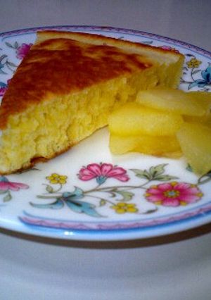 母と娘のお夜食！パンケーキ！-レシピのメイン写真