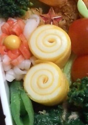 お弁当に♡卵とチーズのくるくる-レシピのメイン写真