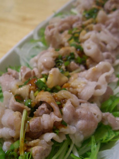 ゆで豚肉のニンニク醤油-レシピのメイン写真