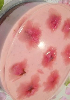 桜のムースケーキ♪-レシピのメイン写真