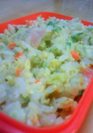レンジで5分♪簡単&ヘルシー炒飯-レシピのメイン写真