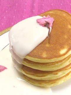 お花見✿簡単!桜パンケーキ✿-レシピのメイン写真