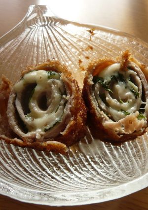 チーズin♪くるくる豚肉ロールフライ★-レシピのメイン写真
