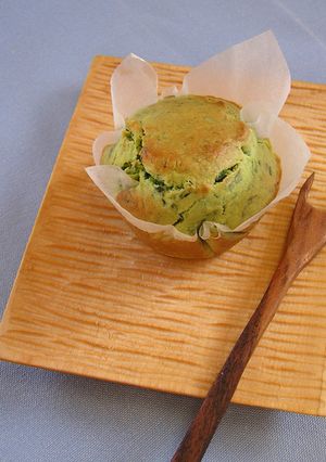 米粉で小松菜マフィン-レシピのメイン写真