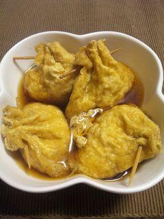 余った油揚げで☆卵の袋煮-レシピのメイン写真