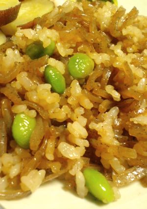 創作?ω-`きんぴらご飯-レシピのメイン写真