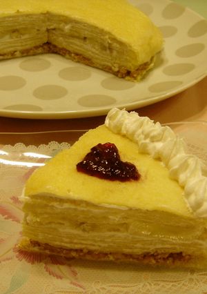 卵なしケーキ☆ＨＣＭでミルクレープ☆-レシピのメイン写真