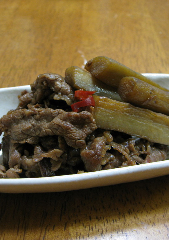 牛肉とごぼうの煮物-レシピのメイン写真