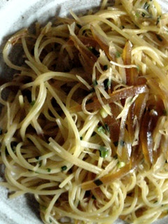 簡単!こく旨!奈良漬パスタ-レシピのメイン写真