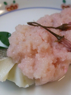 桜餅風、鱈(たら)のハス蒸し-レシピのメイン写真
