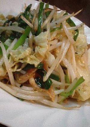 シンプル！「鶏脂で炒める野菜炒め」-レシピのメイン写真