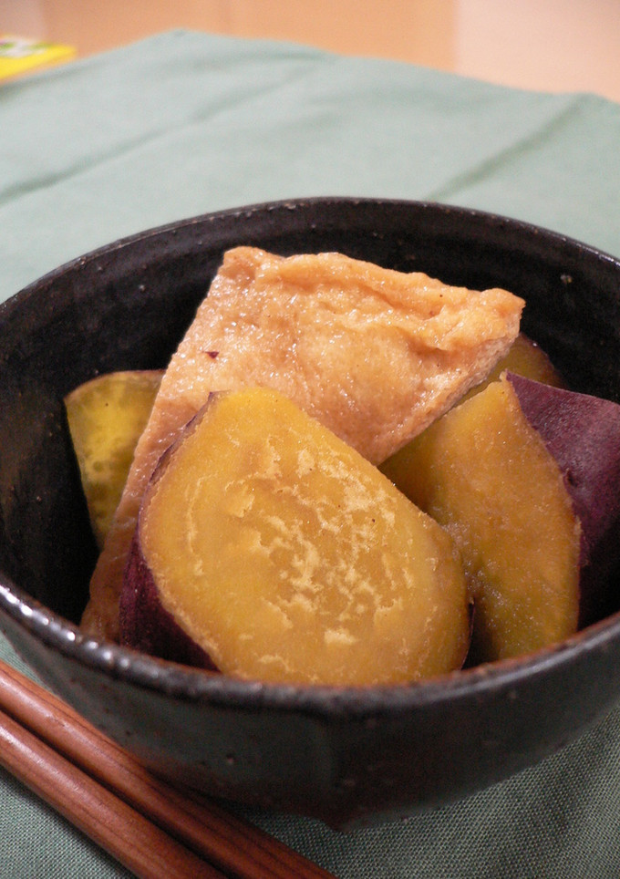 さつまいもとお揚げの煮物✿-レシピのメイン写真