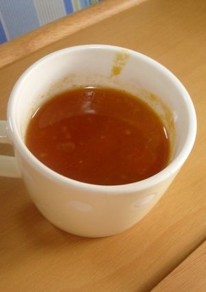 ☆南瓜の煮物がおしゃれなトマトスープに☆-レシピのメイン写真