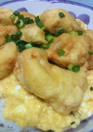 フリッターチキン丼　-レシピのメイン写真