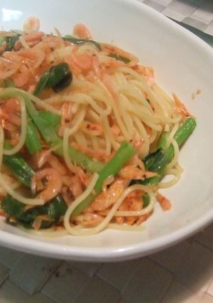 ☆桜エビと菜の花パスタ☆-レシピのメイン写真
