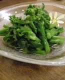 あれ？おいしい！菜の花のおひたし