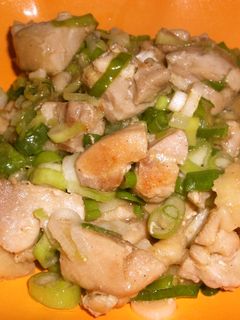 鶏肉のねぎ塩炒め 絶品!-レシピのメイン写真