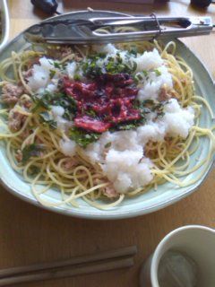 絶品!ツナ梅おろしの冷製パスタ-レシピのメイン写真