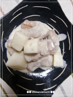 豚ヒレのゆず胡椒クリーム煮-レシピのメイン写真