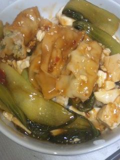 冷凍餃子でピリ辛ジューシー丼♪-レシピのメイン写真