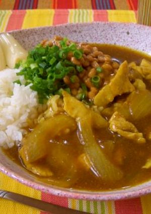 ネバネバカレー丼・おそば屋さんのカレー味-レシピのメイン写真