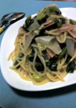 葉たまねぎパスタ-レシピのメイン写真