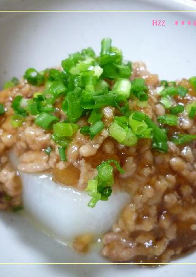 大根のそぼろあん-レシピのメイン写真