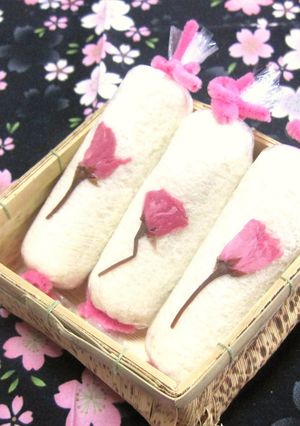 お花見弁当✿ぐるぐる桜のサンドイッチ✿-レシピのメイン写真