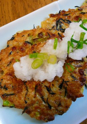 ネバネバヘルシー☆納豆とご飯のお焼き-レシピのメイン写真