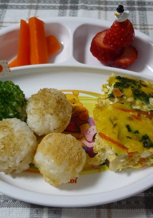 離乳食☆取り分けメニュー☆和風キッシュ-レシピのメイン写真