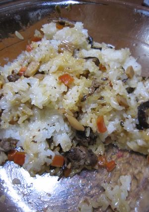 売り切れ必至！うま～(^~^)牛肉おこわ-レシピのメイン写真