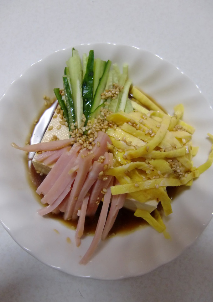 冷やし中華風☆冷奴-レシピのメイン写真