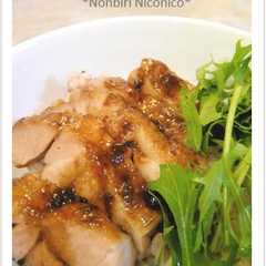 รูปของ チキンレモンハニー照り焼き丼