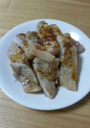 豚肉でｽﾃｰｷ-レシピのメイン写真