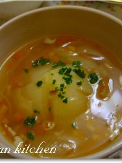 新玉ねぎの丸ごとトロトロスープ-レシピのメイン写真