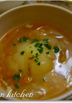 新玉ねぎの丸ごとトロトロスープ-レシピのメイン写真
