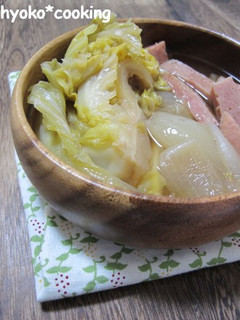 圧力鍋で芯まで丸ごと春キャベツの和風煮-レシピのメイン写真