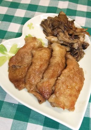 薄切り肉で☆豚のボリュームＵＰ蒲焼き-レシピのメイン写真