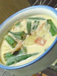 オクラのミルクスープ-レシピのメイン写真