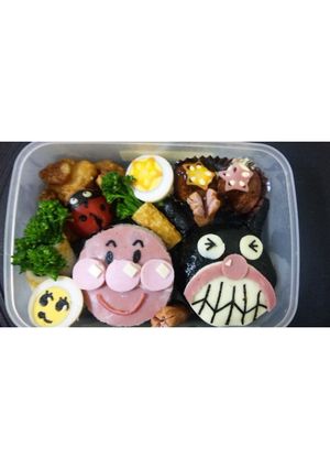 アンパンマン☆実は仲良し☆キャラ弁-レシピのメイン写真