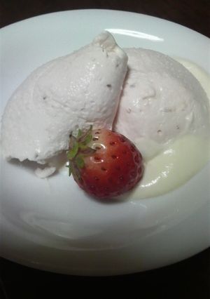 フレッシュ苺のレアチーズケーキ♪-レシピのメイン写真