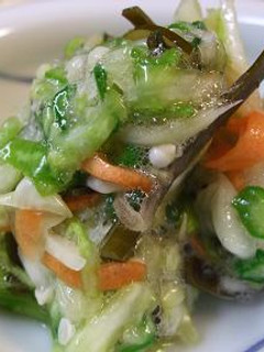 野菜と昆布のねばねばサラダ-レシピのメイン写真