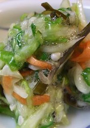 野菜と昆布のねばねばサラダ-レシピのメイン写真