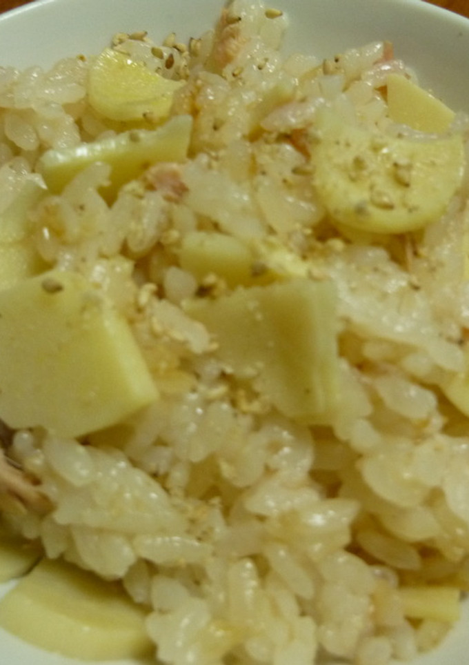 ツナと筍の炊き込みご飯-レシピのメイン写真